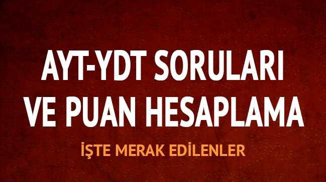 AYT sorular cevaplar heyecanla bekleniyor