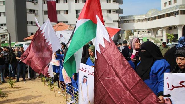 Katardan Gazzeli rencilere 50 milyon riyal yardm  
