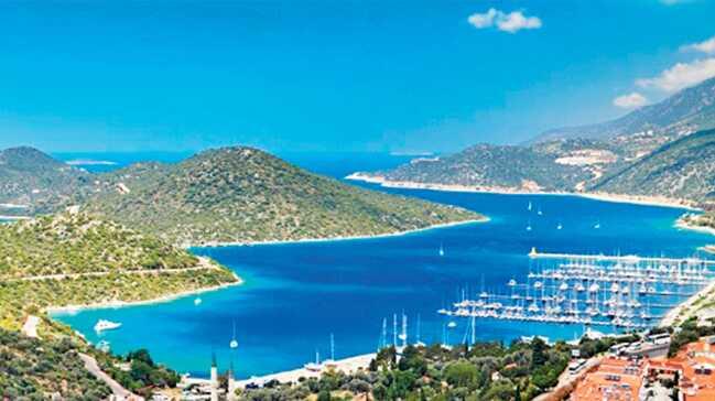 Akdeniz In Ucundaki Cennet Ilce Kas