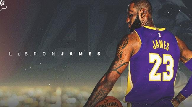 Los Angeles Lakers, LeBron Jamesi kadrosuna kattn resmen aklad