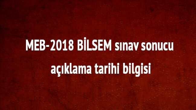 MEB-2018 BLSEM snav sonucu aklama tarihi bilgisi