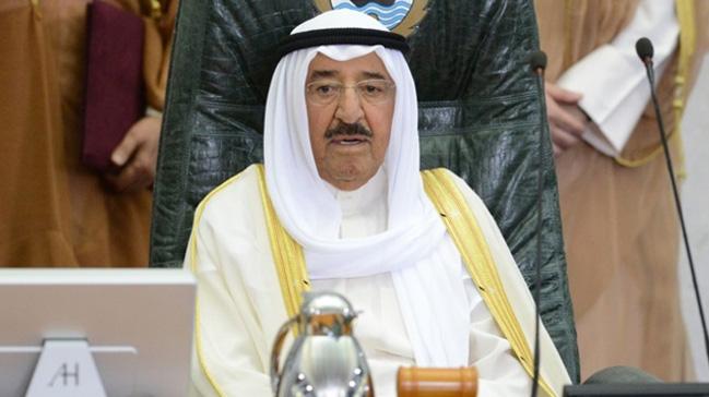 Kuveyt Emiri es-Sabah, Irak Babakan badi ile telefonda grt