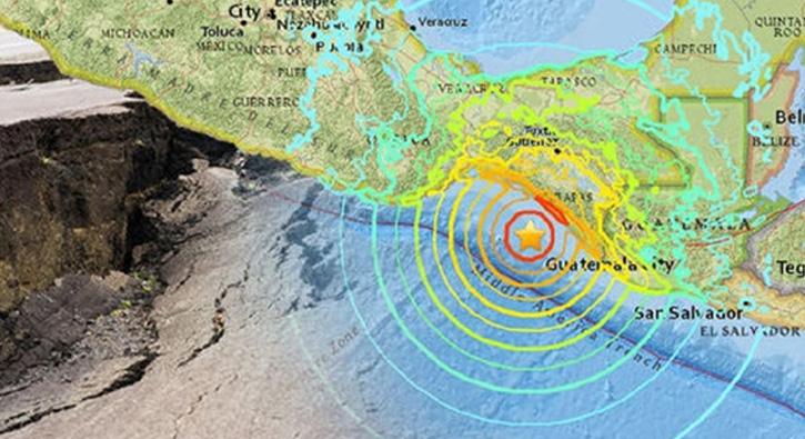 Meksika'da 5,7 byklnde deprem meydana geldi 