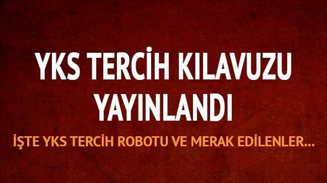 YKS tercih klavuzu yaynland