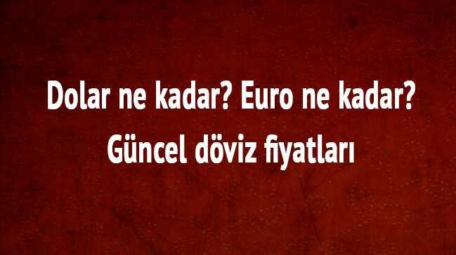 Dolar Ne Kadar Euro Ne Kadar Guncel Doviz Fiyatlari