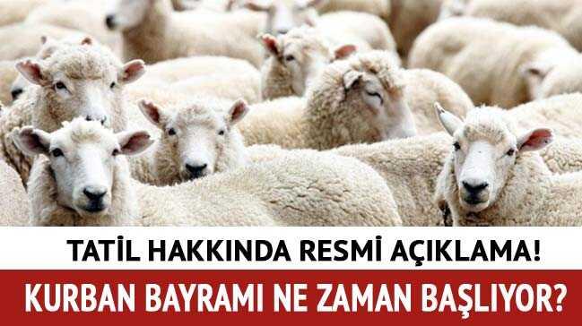 Kurban Bayram ne zaman balyor"