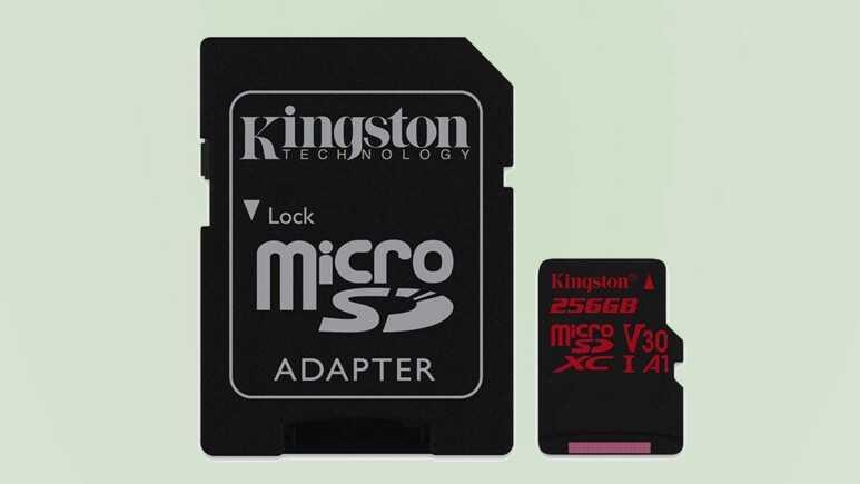 Kingston 256 GB kapasiteli microSD bellek retti