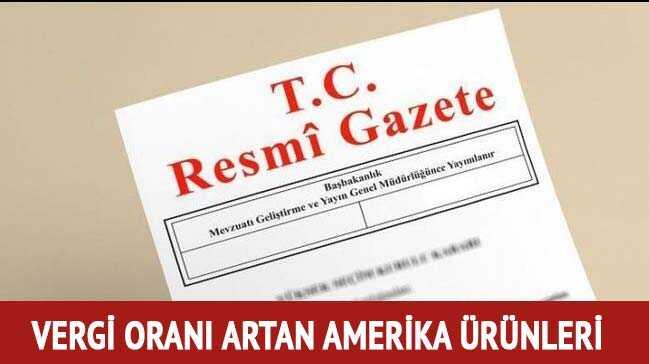 amerika rnleri  vergi rnleri abd artan resmi gazete fotoraflar resimleri