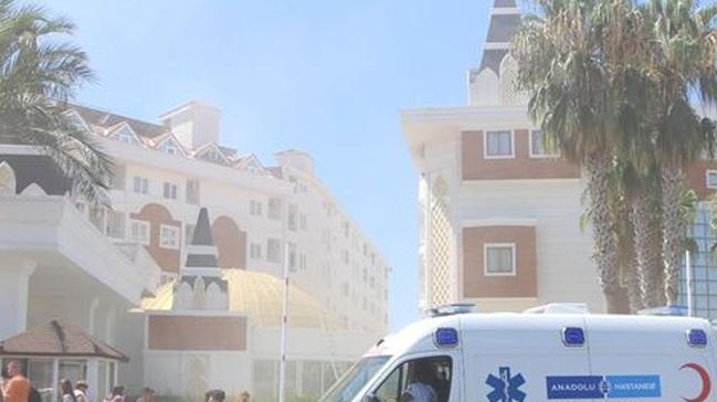 Antalya'da otelde kan yangn sndrld 