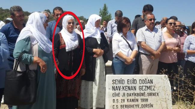 HDP'li vekil arife gn PKK'l terristin mezarn ziyaret etti