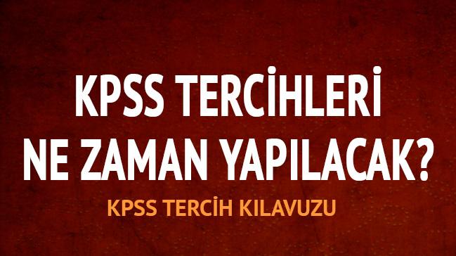 SYM son dakika 2018 KPSS lisans tercihleri ne zaman, nasl yaplacak" KPSS tercih klavuzu 