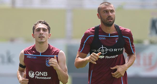 Trabzonspor'da Burak Ylmaz ve Abdlkadir mr kadroya alnmad