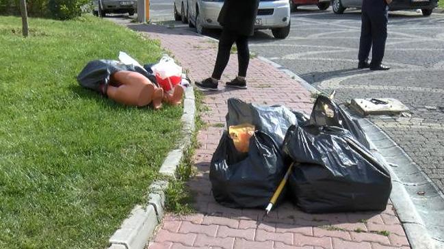 Baheehir'de pazar yerinde kan yangn panie neden oldu