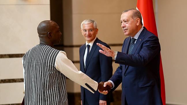 Bakan Erdoan, Burkina Faso Bykelisini kabul etti