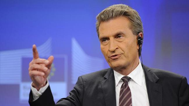 AB Komisyonu Bteden Sorumlu yesi Oettinger: AB projesi 'lmcl tehlike' ile kar karya