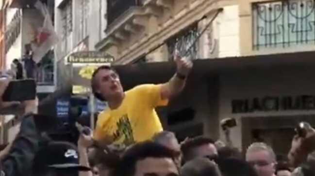 Brezilya'da devlet bakan aday Bolsonaro karnndan bakland 