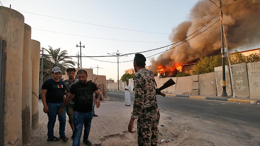 Basra'daki protestolar nedeniyle Umm Kasr Liman kapatld