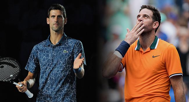 ABD Ak'ta Del Potro ve Djokovic finalde