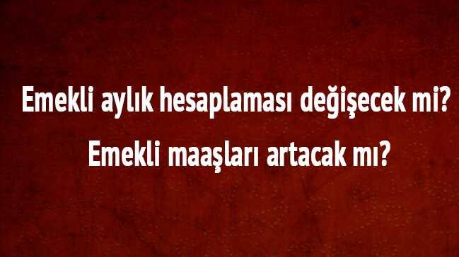 emekli olsam ne kadar