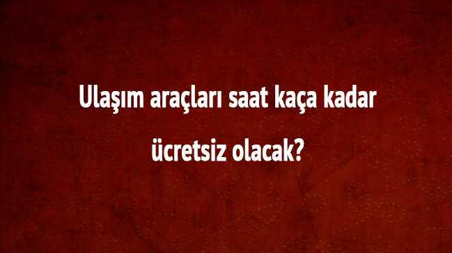 pazartesi bugun iett otobus bedava