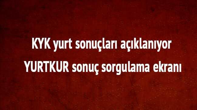 KYK yurt sonular aklanyor