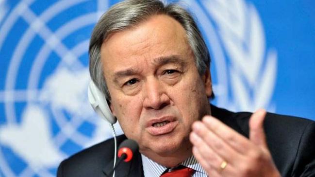 BM Genel Sekreteri Guterres'ten dlib ars: Hibir abay boa karmayn