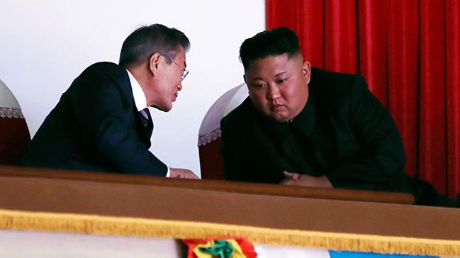 Gney ve Kuzey Kore lideri sz verdi: Bar abalarn srdreceiz