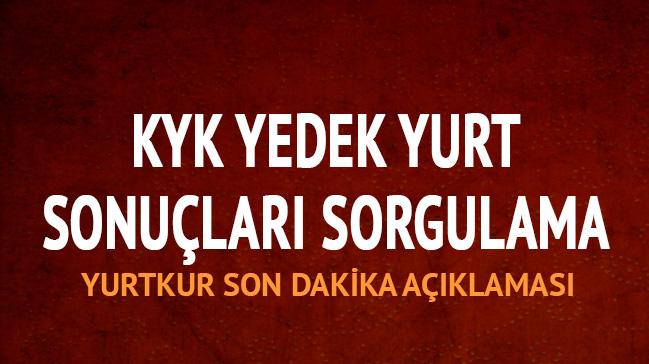 KYK yedek yurt sonular akland