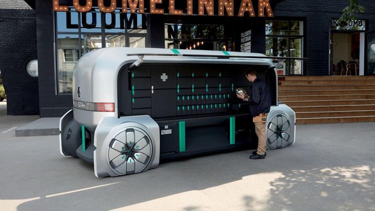 Renault'dan kiiye zel teslimat yapabilen robot otomobil