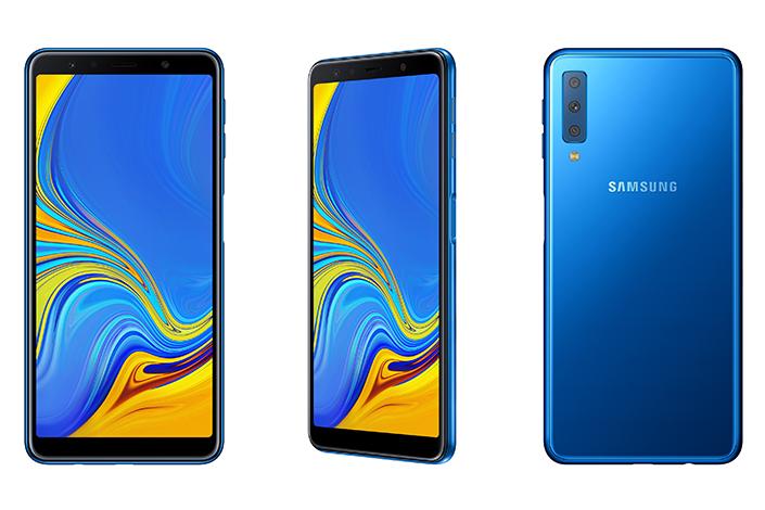 Samsung, 3 Arka Kameral lk Telefonu Galaxy A7 (2018)'i Duyurdu