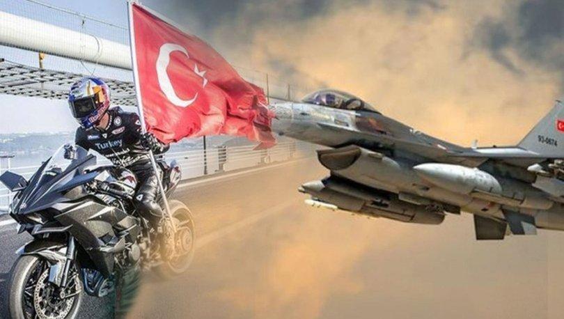 Teknofest'te F-16, motosiklet, formula 1 arac ve jet yart