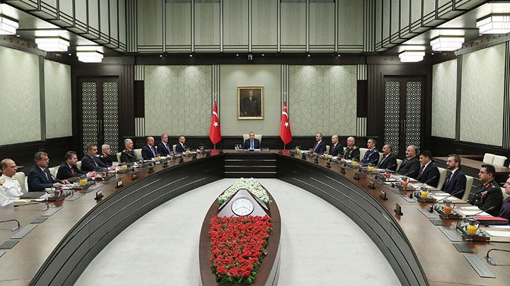 Cumhurbakan Erdoan bakanlndaki MGK toplants sona erdi 