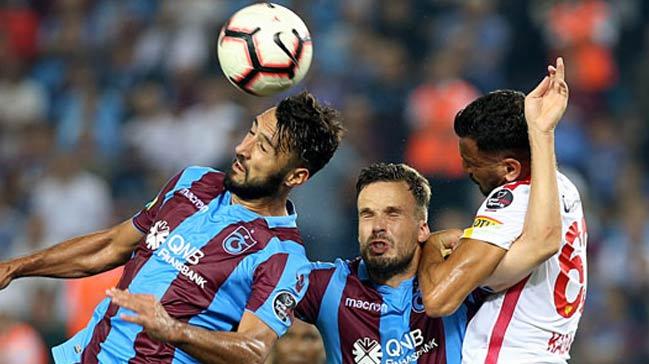 Trabzonspor'da rotasyon ie yaramad