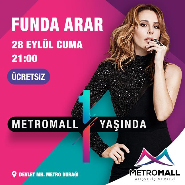 Metromall AVM 1.yan kutluyor