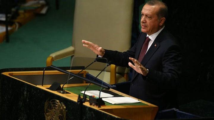 Cumhurbakan Erdoan BM 73.Genel Kurulu'nda tarihi mesajlar verdi