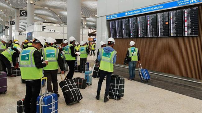 stanbul Yeni Havaalannn ilk kez yolcu testi gerekletirildi