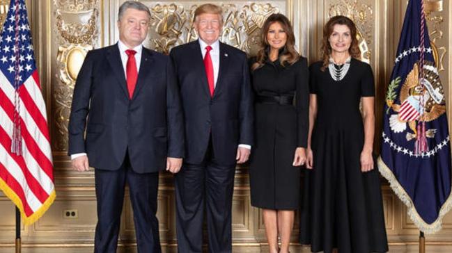 Poroenko ve Trump, BM'de piti oldu