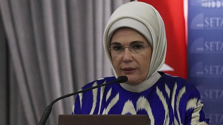 Emine Erdoana ABDde 'insani yardm liderlii' dl verildi