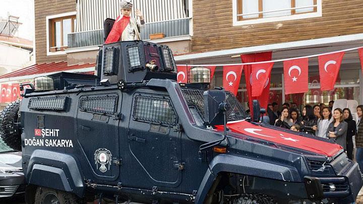 Mardin'deki terr operasyonunda ehit olan Emniyet Amiri'nin olu iin snnet treni dzenlendi