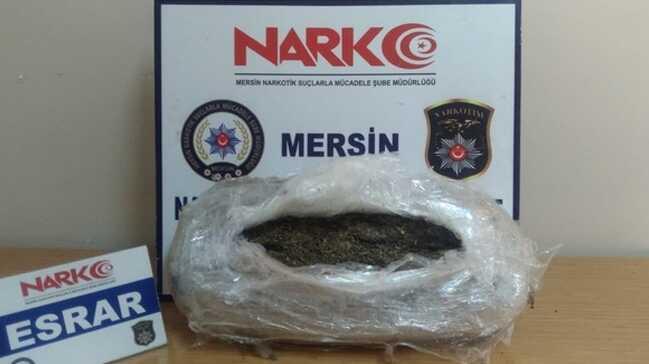 Mersin'de 250 kilo esrar ele geirildi