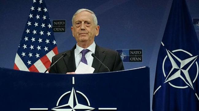 Jim Mattis: ABD sarslmaz bir kararllkla NATO'ya bal olduunu  gstermeye devam edecek