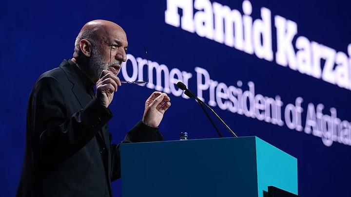 Eski Afganistan Cumhurbakan Karzai: TL'nin zayflamas iin saldran bir d mihrak var
