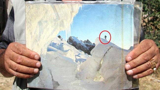 26 yl nce Alpler'de kaybolan dacnn kolyesinden tehis edildii renildi