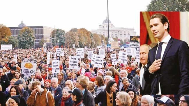 Trk dman Kurza protesto