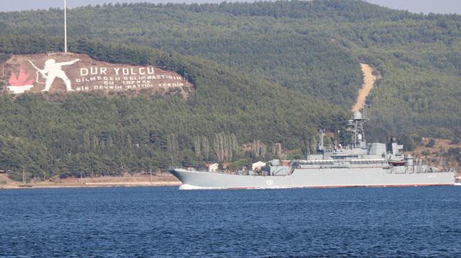 Rus sava gemisi anakkale Boaz'ndan geti 