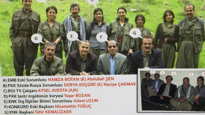 Terr rgt elebalaryla fotoraflar ortaya kan HDP il bakan tutukland 