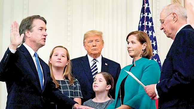 Trumptan Senato'nun aklad, Kavanaugha bakanlk zr