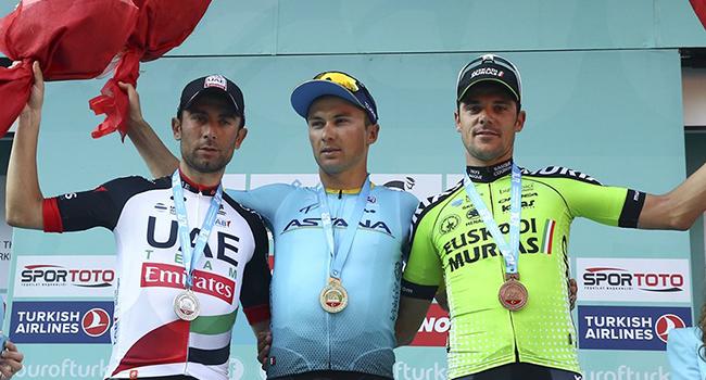 Cumhurbakanl Bisiklet Turu'nun drdnc etabn Alexey Lutsenko kazand
