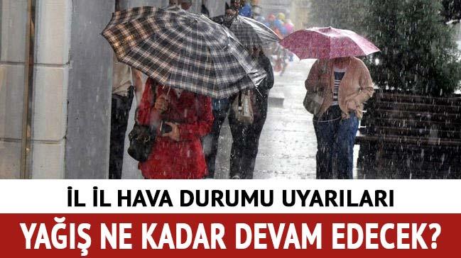 Meteoroloji'den hava durumu uyars