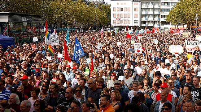 Almanyada rklk protesto edildi 